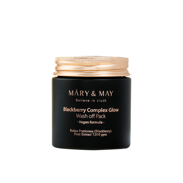 Mary&May - Blackberry Complex Glow Wash Off Pack - 125g von Mary&May