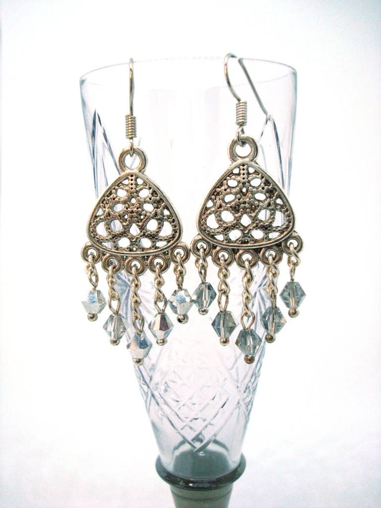 Ohrhänger Mit Kristallen Ohrhänger Mit Kristallen von MaryAnsHandmade