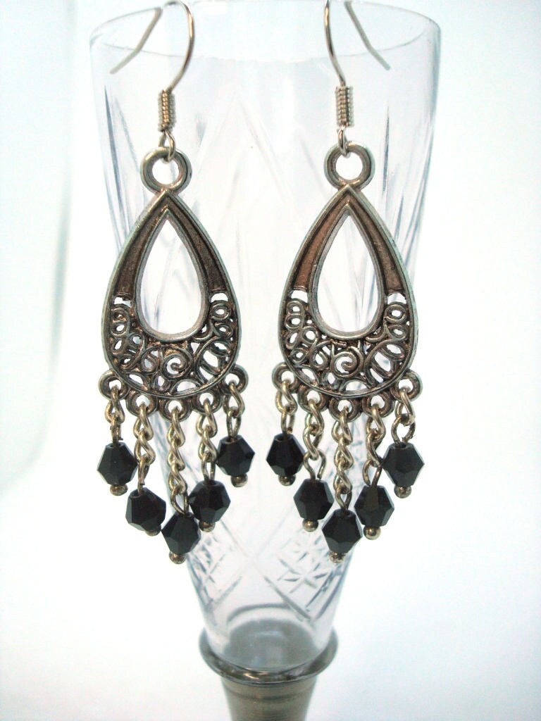 Ohrhänger Mit Kristallen Ohrhänger Mit Kristallen von MaryAnsHandmade