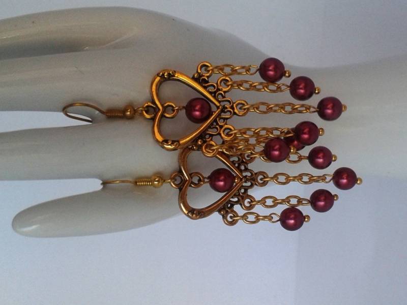 Ohrringe Mit Kugeln von MaryAnsHandmade