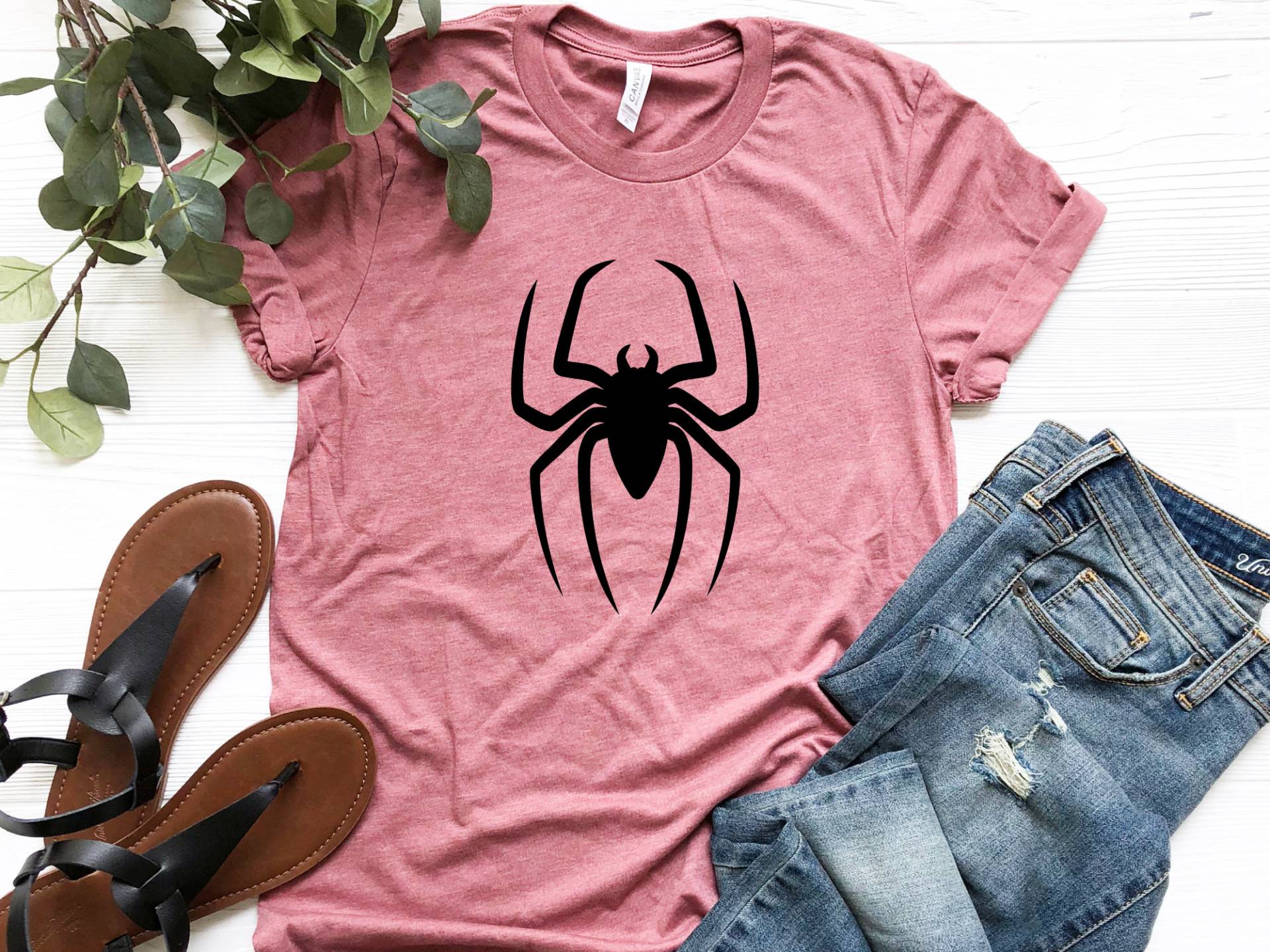 Spinnen Shirt, Liebhaber Geschenk, T-Shirt, Spinnen-Liebhaber-Shirt, Mann-Frau-Kind-Shirt, Schwarzes Spinnen-T-Shirt von MaryApparelDesign