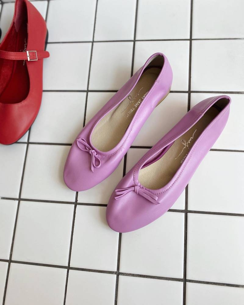 Ballerinas Aus Leder - Damen Vintage Schuhe Handgemachte von MaryJaneTbilisi
