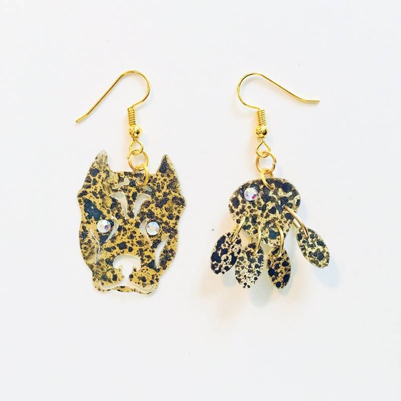 Hund Liebhaber Ohrringe - Hunde Tropfen Trending Schmuck Rockabilly Neuheit Tier Druck Hund Liebhaber Ohrringe - Hunde Tropfen Trending Schmuck Rockabilly Neuheit Tier Druck von MaryLionJewelry