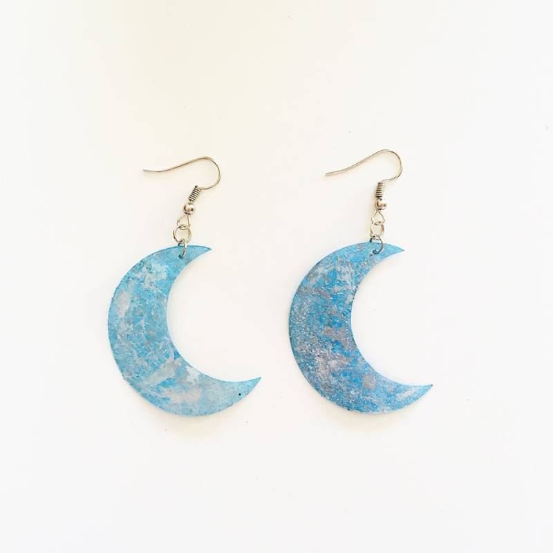 Mond Ohrringe - Tropfen Trendschmuck Natur Schmuck Rockabilly Neuheit Mond Ohrringe - Tropfen Trendschmuck Natur Schmuck Rockabilly Neuheit von MaryLionJewelry