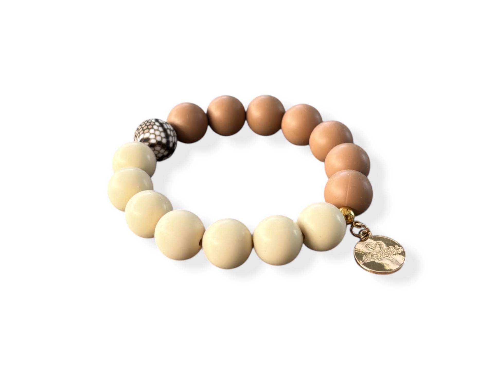Magic Capuccino Zweifarbiges Silicone Armband von MaryLusEyecatcher