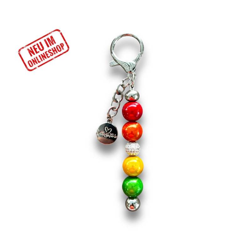 Magic Key Charm Schlüsselanhänger Aus Wunderschön Leuchtenden 3D - Und/Oder Siliconperlen | Ohne Schlüssel von MaryLusEyecatcher