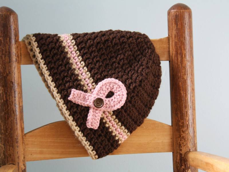 Brustkrebsbewusstsein Mütze, Chemo Pink Ribbon, Damenmütze von MaryOriginals