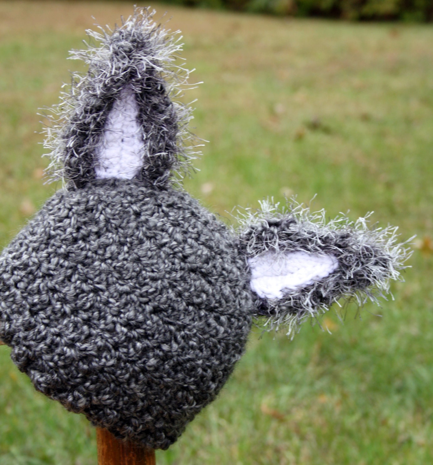 Wolf Hut, Grauer Mütze, Gehäkelte Accessoires, Halloween-Kostüm, Koyoten Jungenkleidung, Mädchenkleidung, Tierhut von MaryOriginals