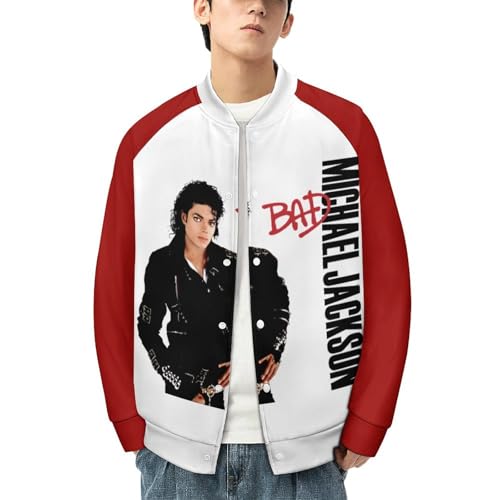 Mi%ch*a$el College Jacken Unisex Ja%c*k$son Baseballjacke Baseball Jacke Fashion Casual Winter Herbst Mode Sportjacke Sweatjacke von MaryRWhiting