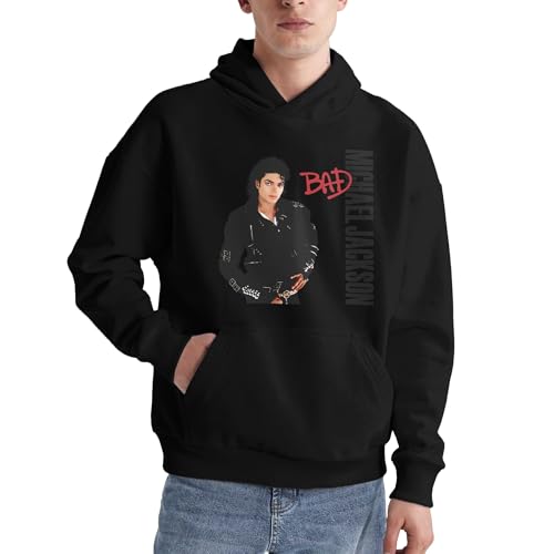 Mi%ch*a$el Herren Logo Ja%c*k$son Schwarz Pullover Hoodie Langarm Sweatshirt Kapuze Für Männer Bekleidung Kapuzenpullover für den Winter von MaryRWhiting