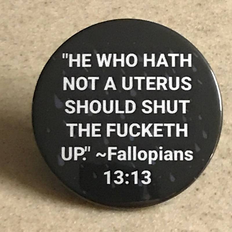 Pro-Choice Pin-Back Button Oder Magnet 5, 5 cm von MaryTheButtonMaker