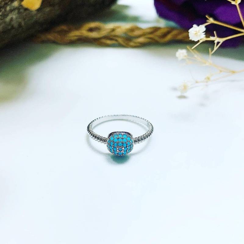 Türkis Ring Handgemachter Edelstein Schmuck von MaryleboneSilver