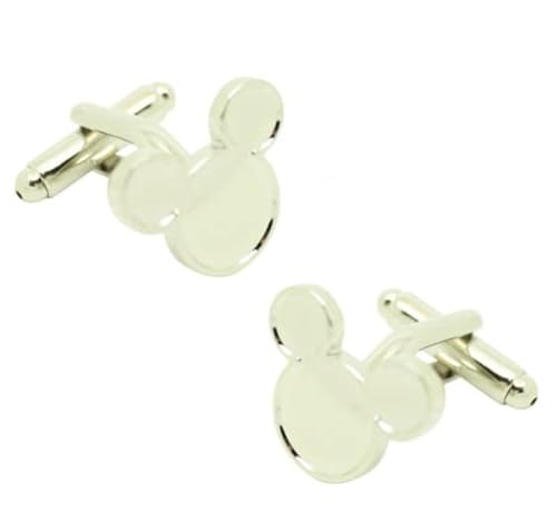 MASGEMELOS - Zwillinge MICKEY MOUSE CUFFLINKS, ESTANDAR, Edelstahl, Stahl von MasGemelos