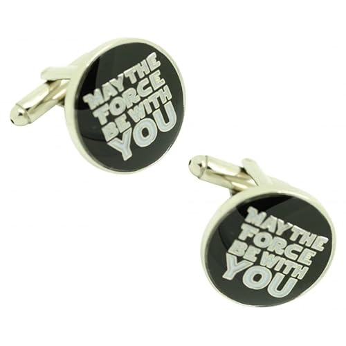 MasGemelos Manschettenknöpfe May the Force be with you Star Wars Cufflinks von MASGEMELOS