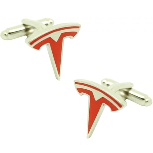 MasGemelos - Manschettenknöpfe Tesla Rot Cufflinks von MasGemelos