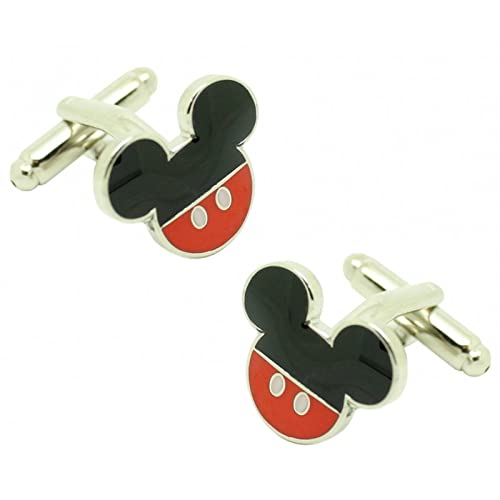 MasGemelos - Mickey Mouse Pants Cufflinks Manschettenknöpfe von MasGemelos