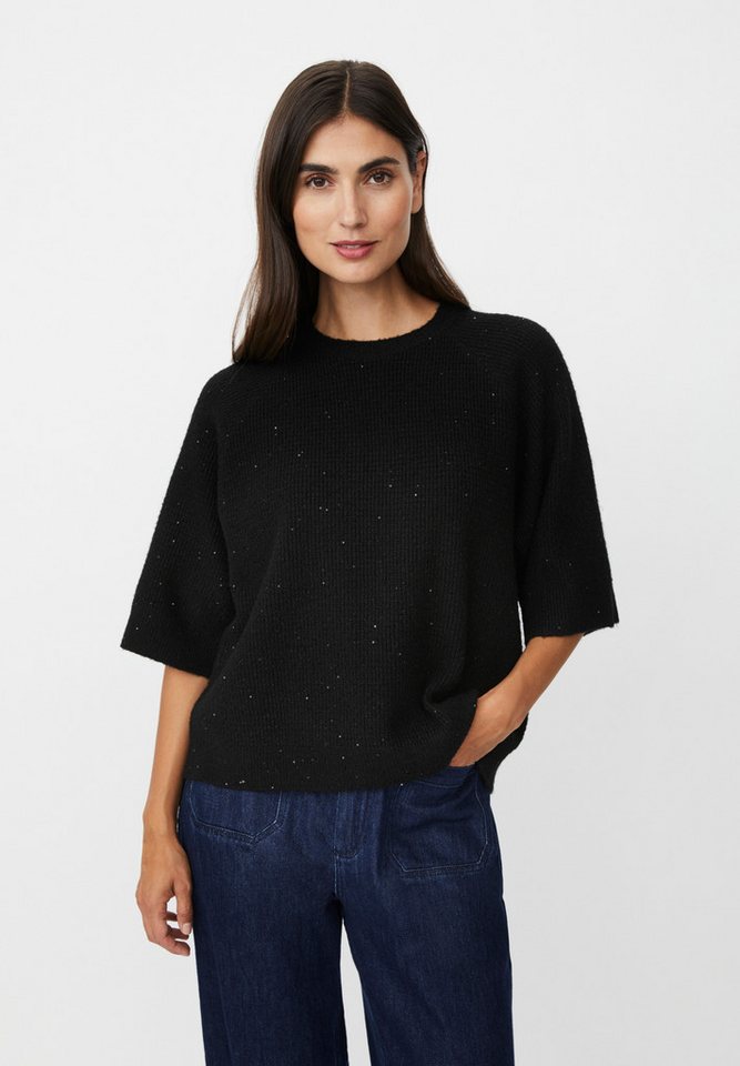 Masai 3/4-Arm-Shirt MaFarinna mit Pailetten, Stricktop, Halbarm von Masai