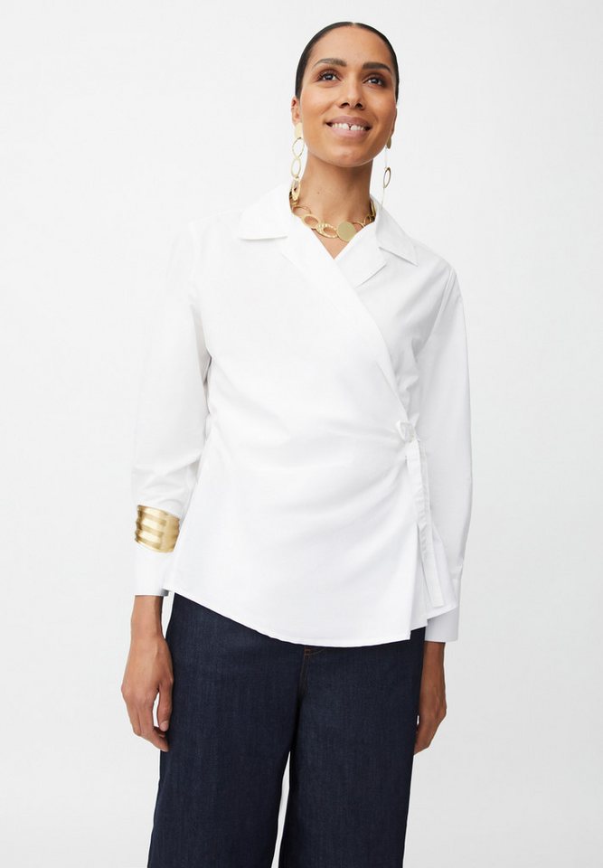 Masai Businessshirt MaIzabele Weiße Hemdbluse, geknitterte Baumwolle Masai Businessshirt MaIzabele Weiße Hemdbluse, geknitterte Baumwolle von Masai