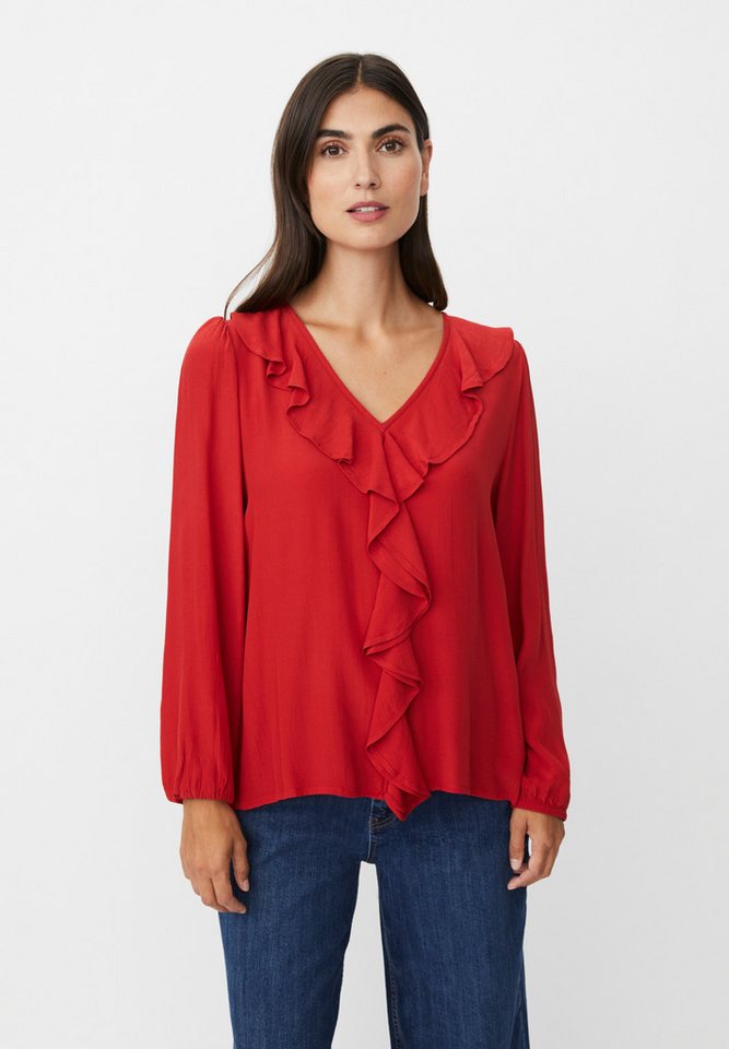 Masai Langarmbluse MaBeauna A-Linie, Volants, lange Ärmel von Masai