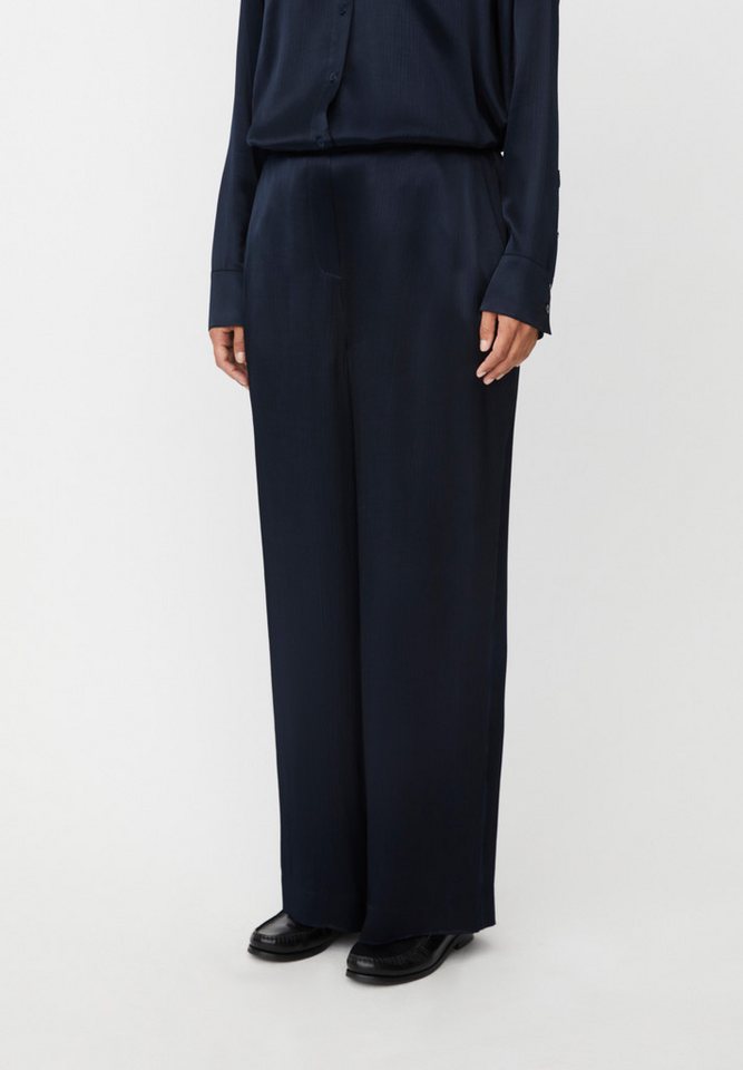 Masai Stoffhose MaPippie Weites Bein, Elastischer Bund, Gesäßtaschen von Masai