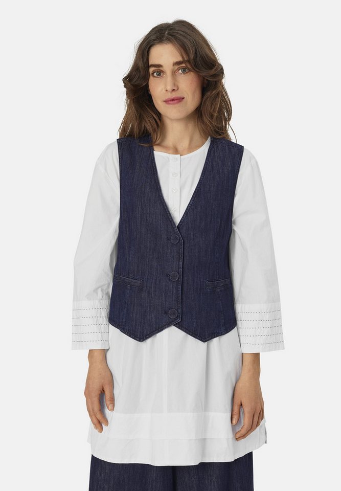 Masai Strickweste MaJulesa Geschmeidige Textur, ausgewogene Formen, moderne Anmutung von Masai