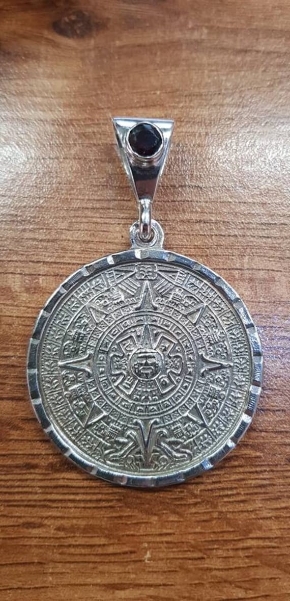 Aztekenkalender Aus .925Er Silber von MasaiArt