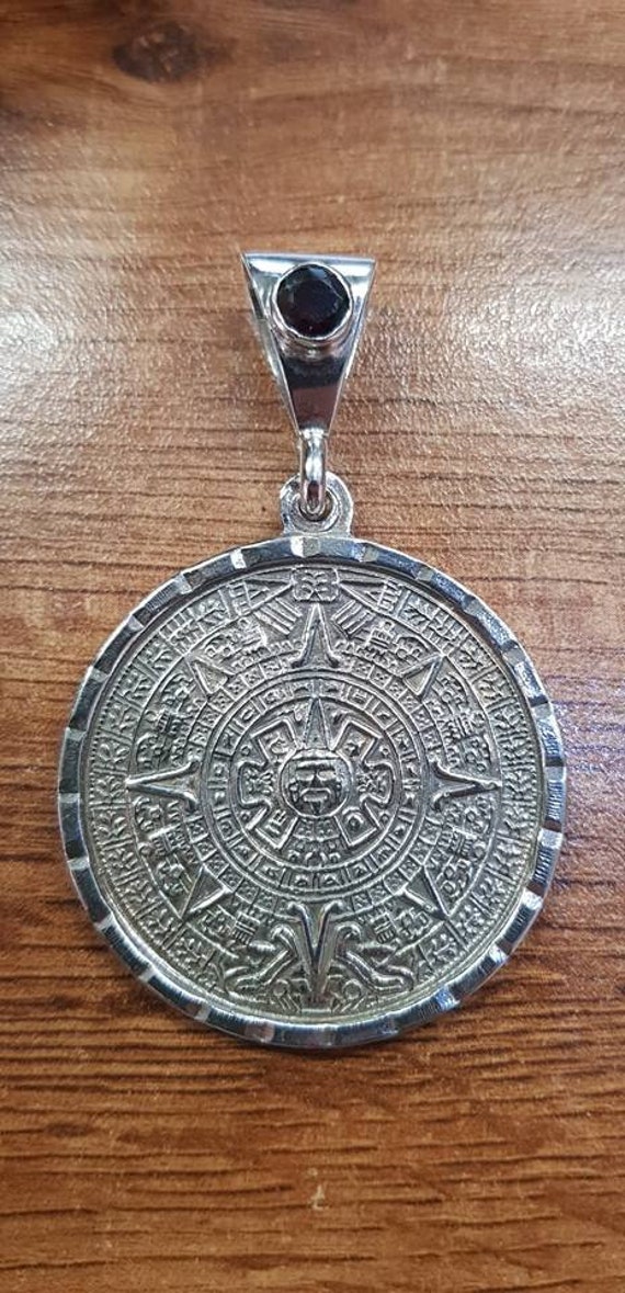 Aztekenkalender Aus .925Er Silber von MasaiArt