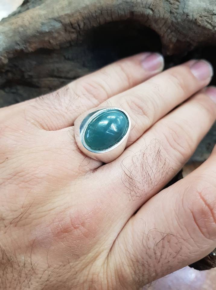 Blauer Jadering #10 von MasaiArt