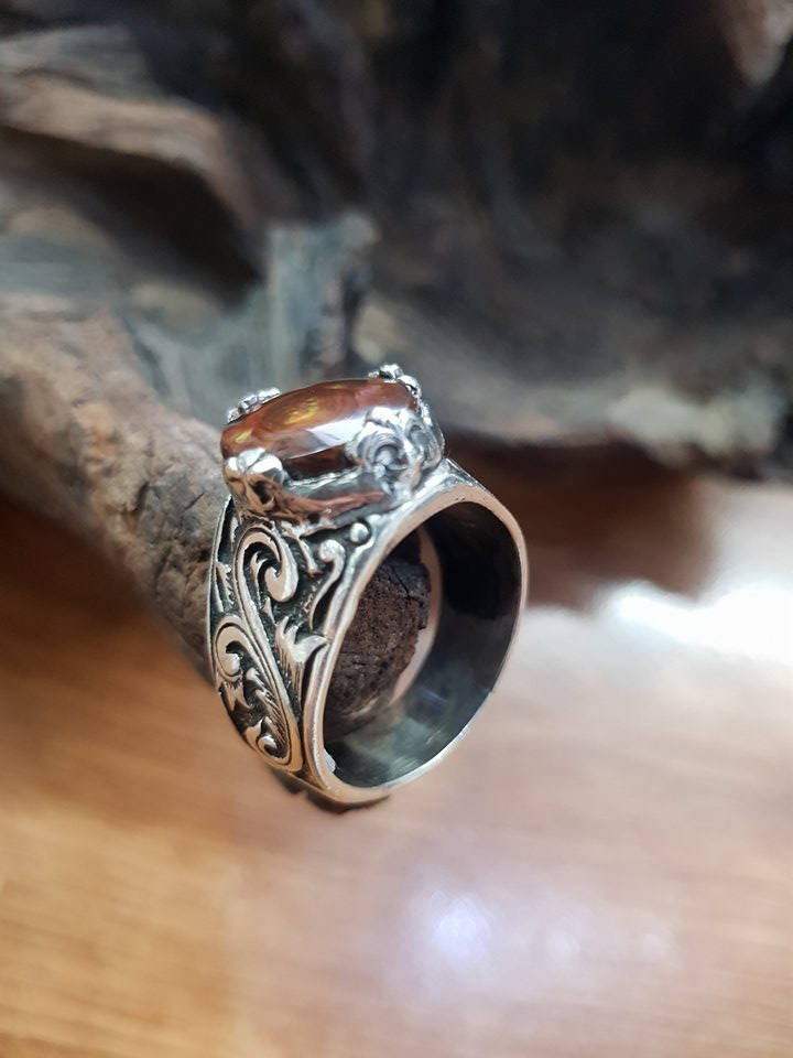 Feuer-Achat-Ring von MasaiArt