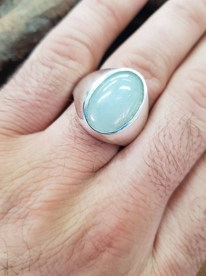 Grüner Apfel Jade Ring #11 von MasaiArt