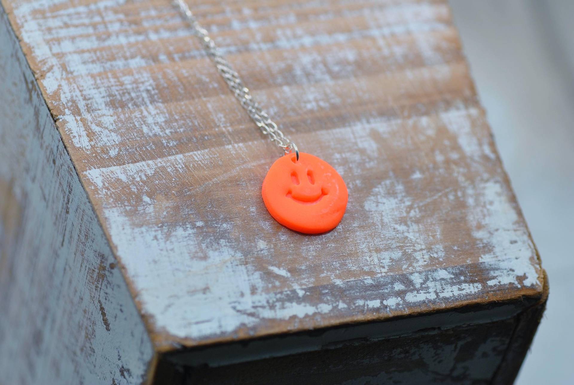 Kette Mit Smiley Anhänger - Polymer Clay Schmuck Ton Silberkette Damen Masbelleza Kette Mit Smiley Anhänger - Polymer Clay Schmuck Ton Silberkette Damen Masbelleza von Masbelleza