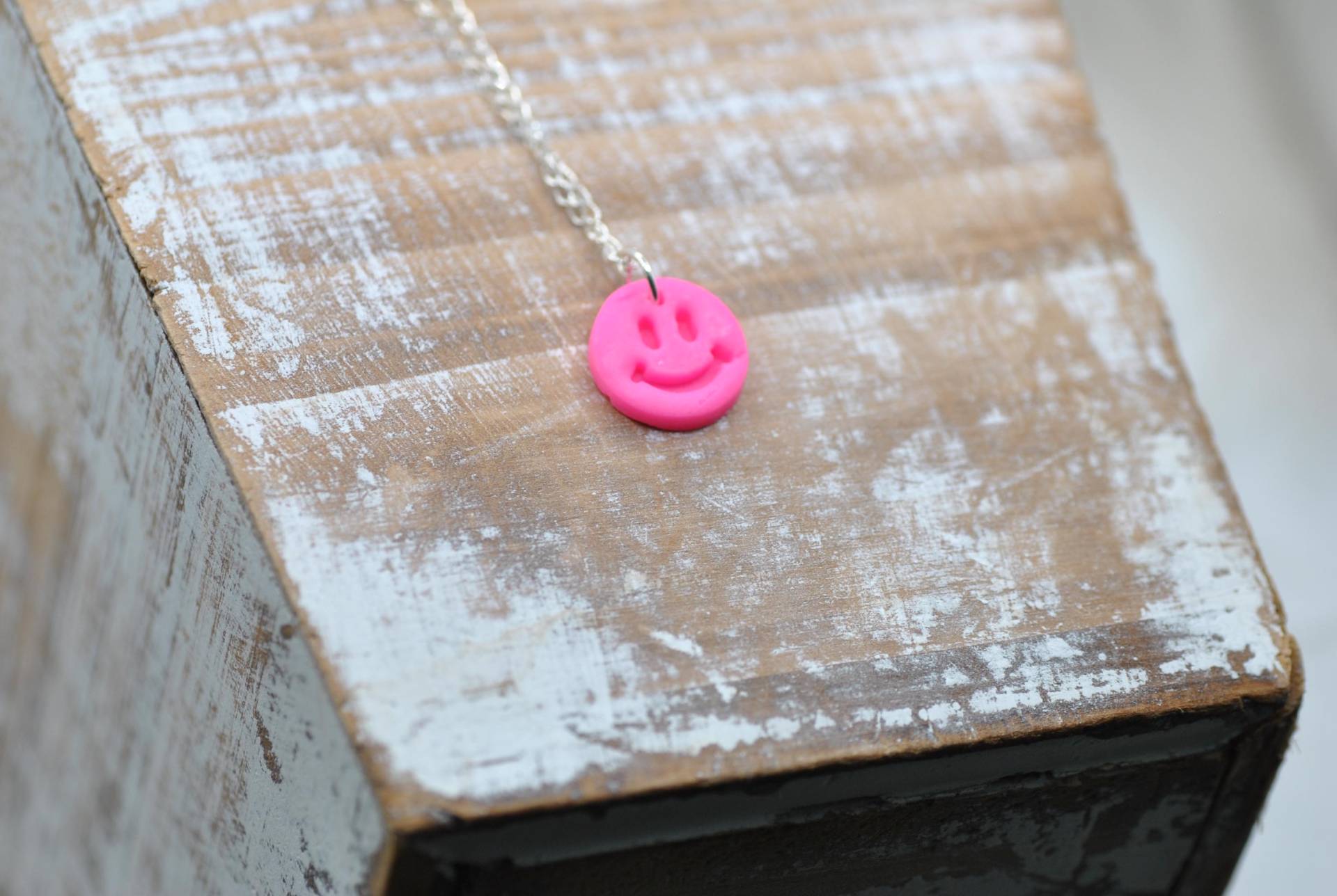 Kette Mit Smiley Anhänger - Polymer Clay Schmuck Ton Silberkette Damen Masbelleza Kette Mit Smiley Anhänger - Polymer Clay Schmuck Ton Silberkette Damen Masbelleza von Masbelleza