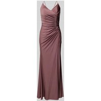 Mascara Abendkleid mit seitlichen Raffungen in Altrosa, Größe 40 von Mascara
