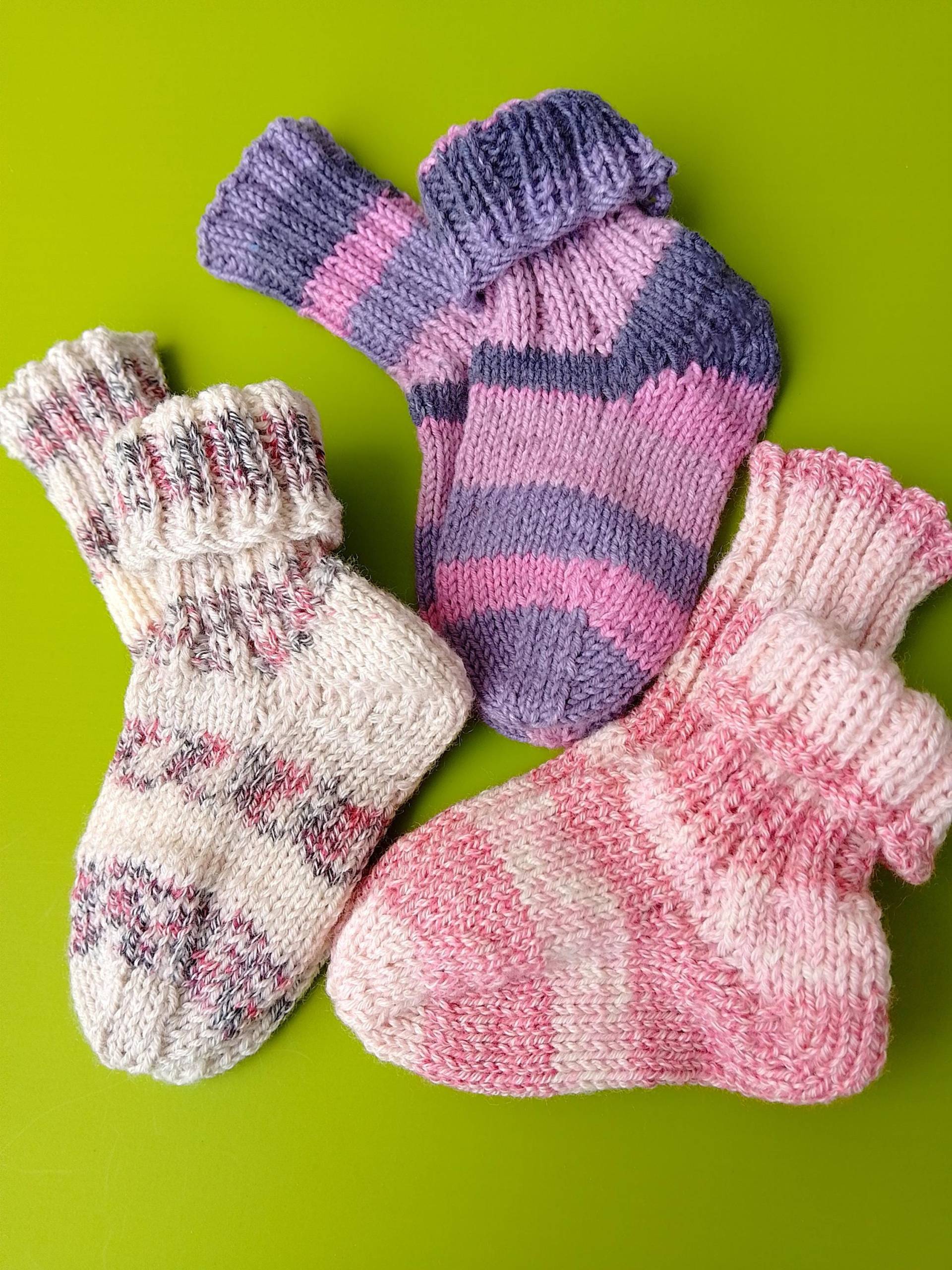 Für Empfindliche Haut, Baumwoll Babysocken Gestrickt 3 Bis 6 Mon. 10-11cm Erste Söckchen Unisex Für Empfindliche Haut, Baumwoll Babysocken Gestrickt 3 Bis 6 Mon. 10-11cm Erste Söckchen Unisex von MaschenVonMargit