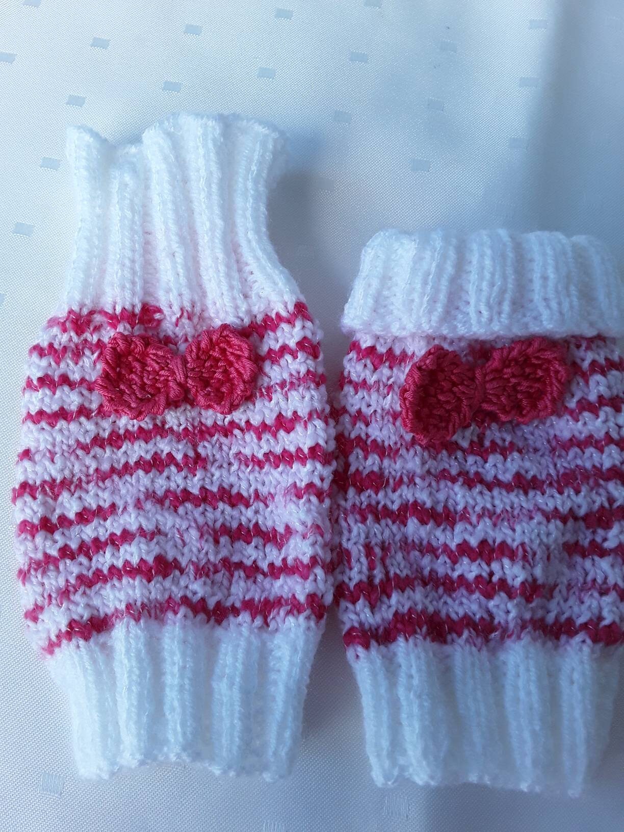Gestrickte Babystulpen, Pulswärmer 0-24Mon Gestrickte Babystulpen, Pulswärmer 0-24Mon von MaschenVonMargit