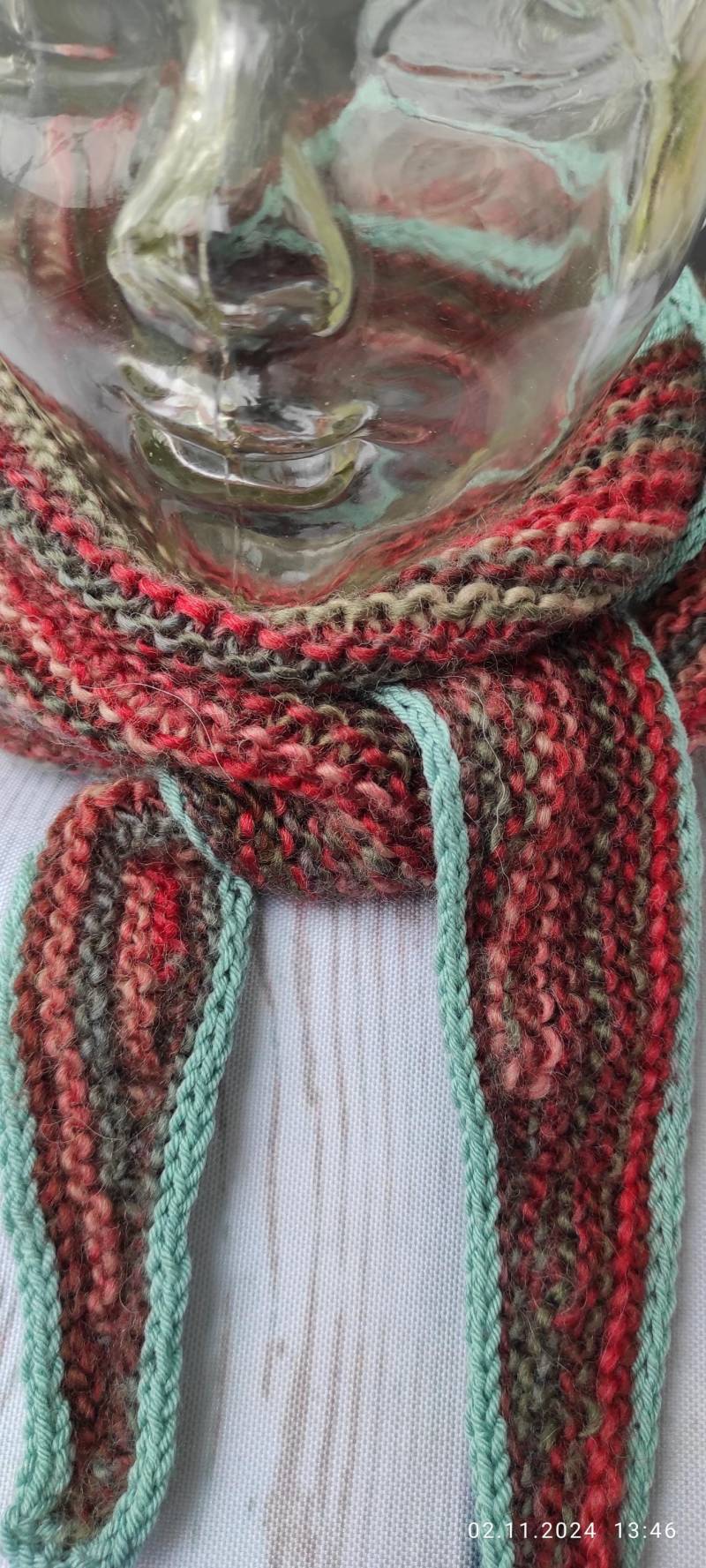 Kleines Schaltuch in Herbstfarben Gestrickt Kleines Schaltuch in Herbstfarben Gestrickt von MaschenVonMargit