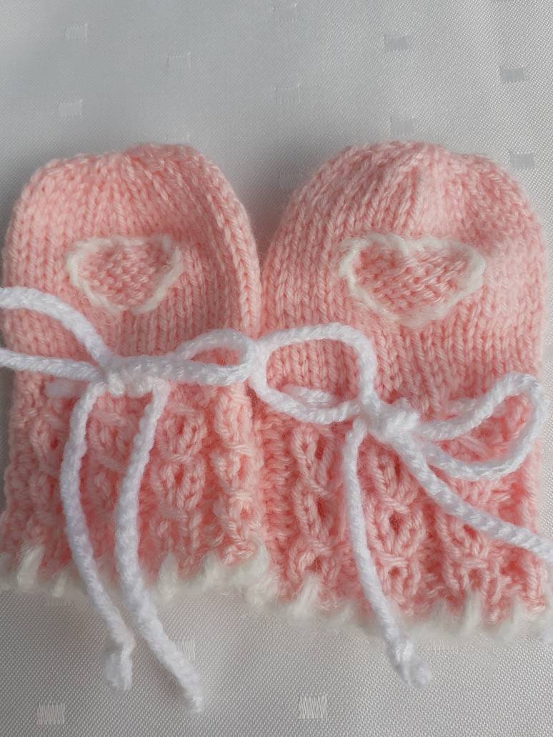 Süße Babyhandschuhe Fäustlinge 0-3Mon. Frühchen Süße Babyhandschuhe Fäustlinge 0-3Mon. Frühchen von MaschenVonMargit