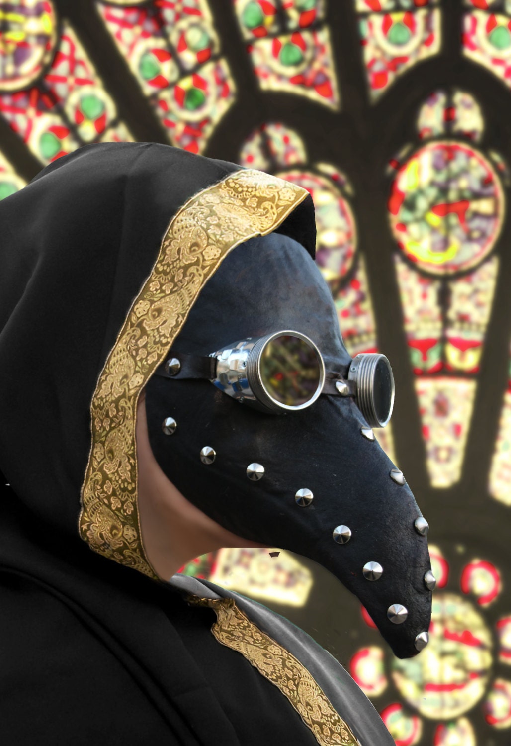 Pestdoktor Maske Aus Schwarzem Leder Mit Brille Und Stecker Dark Steampunk Cosplay Larp Burning Man Fantasy Venezia Gothic Pestdoktor Maske Aus Schwarzem Leder Mit Brille Und Stecker Dark Steampunk Cosplay Larp Burning Man Fantasy Venezia Gothic von MaschereFabula