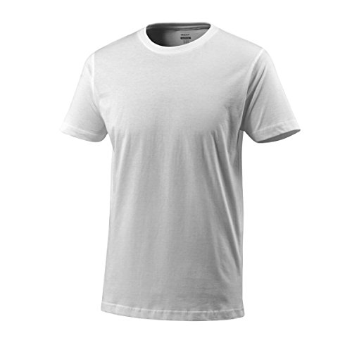 Mascot Calais T-Shirt Große Farbauswahl | Weiche Baumwolle | Runder Halsausschnitt | Strapazierfähig | Moderne Passform Öko-TEX Schadstoffgeprüft Pflegeleicht (XL, Weiß) von MASCOT