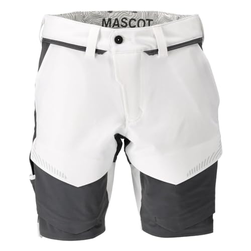 Mascot Shorts Weiß/Anthrazitgrau Customized - 22149-605-0689 - Größe 29C56 von Mascot