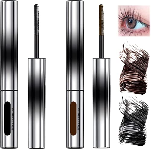 Borstenlose Wimperntusche, Mascara Aus Metall, Wimperntusche Aus Metall, Mascara Ohne Borsten, Langanhaltende Curling Mascara Ohne Zu Verschmieren von Maseaxi