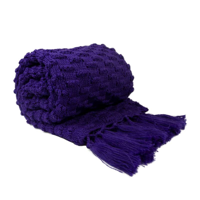 Damen Strickschal - Handgefertigter Violetter Schal Winter Mode-Accessoire von MasenkoYarnCraft