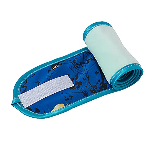 Band Up Hair Make Stirnband Unisex verstellbarer Schutz bedrucktes elastisches Stirnband Tennisrucksack Herren (Blue, One Size) von Mashaouyo
