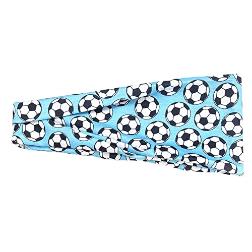 Frauen-Druck-Stirnband-elastischer Kopfwickel-Haarband-Bandana-Stirnband Hüftgürtel Herren (C, One Size) von Mashaouyo