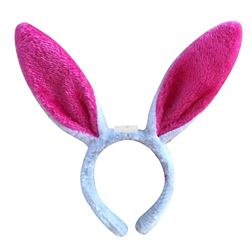 Haarband Kinder Ostern Stirnband Zubehör Erwachsene und Erwachsene Ohr Haarband Haar Kaninchen Heardband Stirnband Jungen (C, One Size) von Mashaouyo