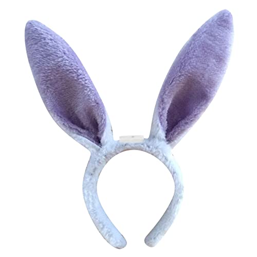 Haarband Kinder Ostern Stirnband Zubehör Erwachsene und Erwachsene Ohr Haarband Haar Kaninchen Heardband Stirnband Jungen (F, One Size) von Mashaouyo