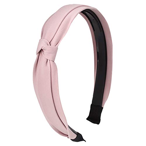 Headband Wide-Brimm Bogen Women 's samt Point Point Shaping Band Tau Haare Headwatch Fristern-Headband Stirnband Schwarz (Pink, One Size) von Mashaouyo