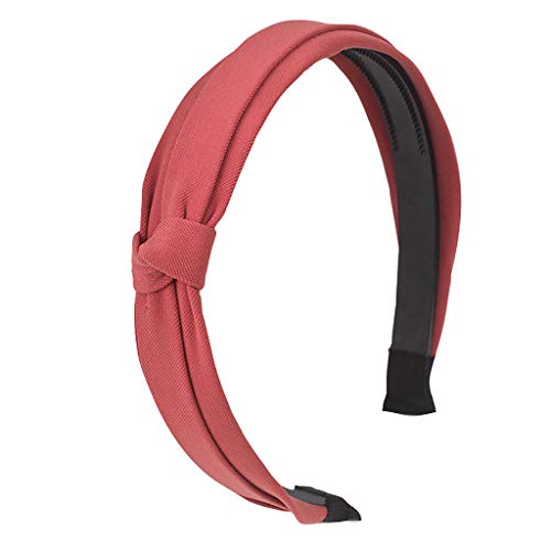 Headband Wide-Brimm Bogen Women 's samt Point Point Shaping Band Tau Haare Headwatch Fristern-Headband Stirnband Schwarz (Red, One Size) von Mashaouyo