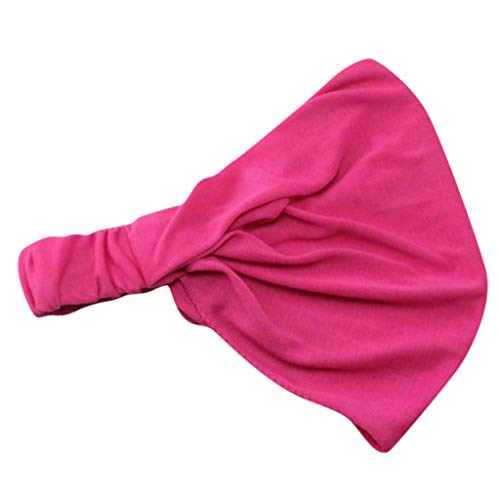 Japanisches Bandana Women bequemes Leichtgewicht für Männer Dünnes Gummiband Mm (Hot Pink, One Size) von Mashaouyo