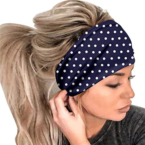 Männer Frauen Lässiges Training Sport Stirnband Laufen Yoga Elastisches Haarschmuck Stirnband Kopfschmuck (G, One Size) von Mashaouyo